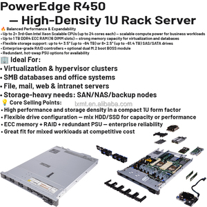 Serveur en rack Dell PowerEdge R450 Xeon Silver 4310 128 Go de RAM 64 To <span class=keywords><strong>RAID</strong></span> 5 Contrôleur H755 à échange à chaud Alimentation 800 W 2 voies en stock - Product Image 5