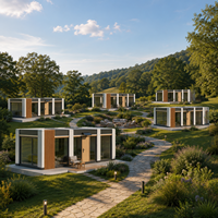 Solution Modulaire de Maison Conteneur Préfabriquée Isolée à Installation Rapide pour la Communauté Résidentielle