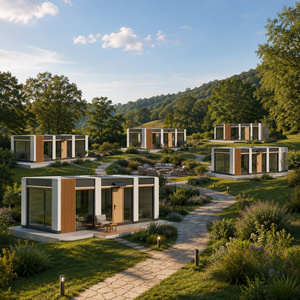 Solución Modular para <span class=keywords><strong>Casa</strong></span> Contenedor de Paquete Plano Aislado de Instalación Rápida para la Comunidad Residencial - Product Image 1