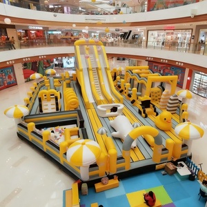 Parc d'attractions gonflable commercial à thème trampoline, aire de jeux pour activités - Product Image 2