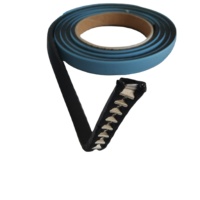 Diseño moderno Durable insonorizado doble/Triple sello de vidrio Flexible borde cálido Barra espaciadora de goma ventana puerta Acero inoxidable PP