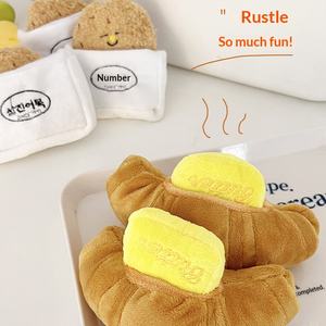 Nouveau jouet à mâcher pour chiot en peluche, non imperméable, avec odeur de pain caché, sonore, pour le nettoyage des dents - Product Image 4