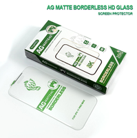 Protection d'écran en verre trempé antistatique 3D sans bordure, finition mate, 500C, pour iPhone 18 Pro Max, 17 Air, 16, 13, 14, 12, 11