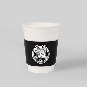 Funda Biodegradable <span class=keywords><strong>de</strong></span> Doble Pared para Vasos <span class=keywords><strong>de</strong></span> Papel <span class=keywords><strong>de</strong></span> 12/14/16 oz, Aislante para Vasos <span class=keywords><strong>de</strong></span> Café Personalizado, Impresión <span class=keywords><strong>de</strong></span> Alta Definición, Ecológico - Product Image 4