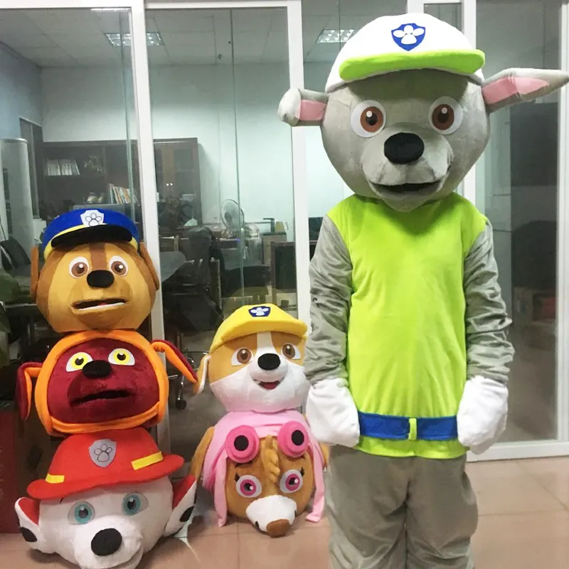 Fabrik OEM Werbung Erwachsene PAW Dog Patrol Maskottchen Kostüm Maßge schneiderte Cartoon Charakter Kostüme Party