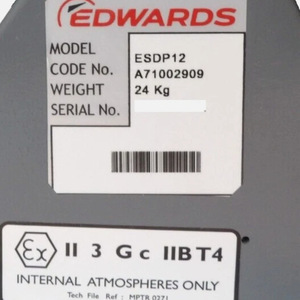Pompe à vide à spirale sèche Edwards ESDP12 115V refroidie par air en acier inoxydable pour usage industriel - Product Image 5