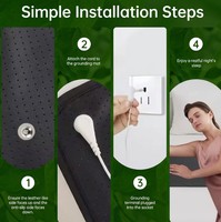 Surmatelas Conducteur pour Lit, en Cuir Perforé Respirant, Antistatique, Écologique et Personnalisable
