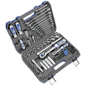 Ensemble d'outils de réparation pour la maison Steeltreks Hardware 72 pièces, tournevis de précision, outils à main pour la maison, avec boîte à outils en plastique - Product Image 1