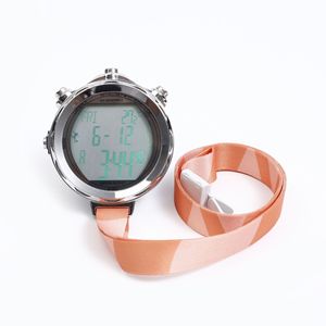 Chronomètre électronique professionnel en argent, grand écran LCD, étanche, rétroéclairage, date, semaine, mémoire 200/500 tours, température - Product Image 3