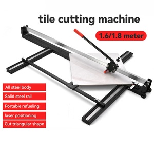 Coupe-carreaux manuel tout acier 1,6 m 1,8 m, machine de découpe de carreaux grand format avec positionnement laser infrarouge - Product Image 4