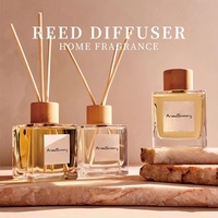 Diffuseur de parfum à bâtonnets prêt à être expédié, bouteille en verre de luxe, parfum purifiant pour villa, pour cadeaux de mariage