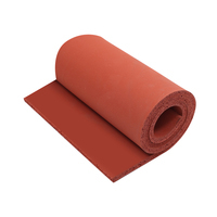 Rouleau de feuille de mousse isolante en caoutchouc de silicone haute température à cellules fermées