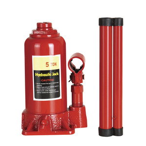 Cric hydraulique 5 tonnes à levage vertical pour réparation automobile et construction - Product Image 1