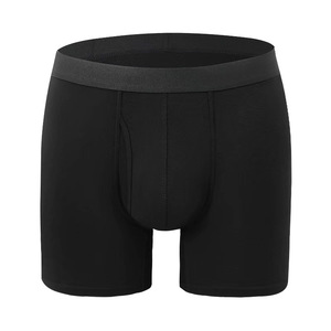 Caleçons mi-taille respirants en fibre de bambou pour hommes, taille US, <span class=keywords><strong>type</strong></span> long, pour le sport - Product Image 4