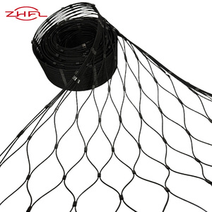 Malla de Alambre de Acero Inoxidable Tejida de Alta Calidad con Acabado de Óxido Negro, Servicio de Corte Flexible para Protección de Cercas de Zoológicos - Product Image 1