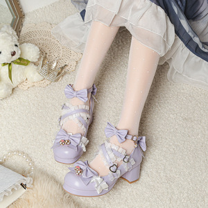 Zapatos de Tacón Grueso Estilo Lolita Originales, Primavera 2026, Nueva Llegada, Zapatos de Princesa Versátiles para Vestir y Bailar, para Mujer - Product Image 3