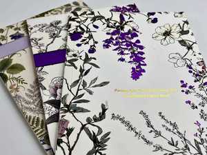 Carnet A5 de haute qualité en thème lavande violette avec dorure argentée pour cadeaux - Product Image 4