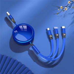 Câble de charge multi-USB Type-C personnalisé 3 en 1 Ys8619 pour téléphone portable avec logo - Product Image 3