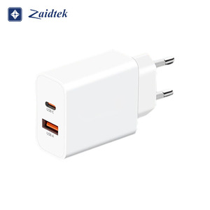 Cargador PD Dual de Alta Calidad de 18W, Adaptador de Corriente USB-C de Carga Rápida con Salida de 10W para iPhone 16 15 14 13 12, Cargador <span class=keywords><strong>A</strong></span>+C - Product Image 4