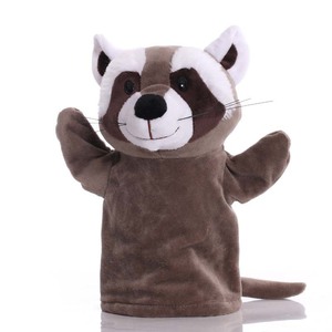 Marionnette à main en <span class=keywords><strong>peluche</strong></span> avec bouche mobile - Marionnette d'animal de dessin animé pour la maternelle et l'interaction parent-enfant - Product Image 2