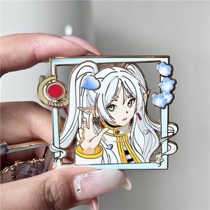 เข็มกลัดโลหะลายอนิเมะ <span class=keywords><strong>2</strong></span> Styles Accessories <span class=keywords><strong>Frieren</strong></span> Beyond Journey's End Himmel Metal Crafts Jewelry Alloy Pin Brooch - Product Image 2