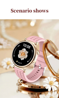 Reloj Inteligente para Mujer, Monitoreo de Salud, Seguimiento Deportivo, Monitor de Sueño, Funciones de Llamadas BT, Reloj Inteligente de Moda Z01