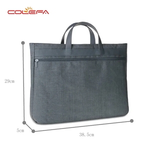 Logo personnalisé Femmes Hommes 15.6 <span class=keywords><strong>17</strong></span> <span class=keywords><strong>pouces</strong></span> Nylon Livre de documents <span class=keywords><strong>Ordinateur</strong></span> portable Porte-documents A4 Classeur Sac Pour <span class=keywords><strong>Ordinateur</strong></span> Portable - Product Image 2