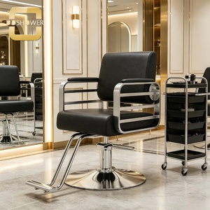 Chaise <span class=keywords><strong>de</strong></span> coiffeur ergonomique <span class=keywords><strong>de</strong></span> couleur unie avec repose-pieds et hauteur réglable pour salon <span class=keywords><strong>de</strong></span> <span class=keywords><strong>coiffure</strong></span> - Product Image 2