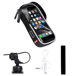 Sac de cadre de vélo étanche WEST BIKING pour smartphone, idéal pour le cyclisme sportif et les voyages en extérieur - Product Image 4