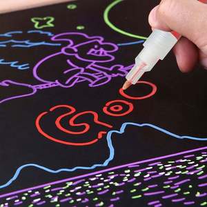 Marqueurs de peinture acrylique 72 couleurs, imperméables, sans solvant, non toxiques, rechargeables, ensemble de stylos pinceaux pour graffitis, bricolage et artisanat - Product Image 2