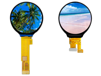 Modul LCD TFT IPS Berkualitas Tinggi 1,09 Inci Resolusi 240x240 262k Warna Kecerahan 450cd/m2 Layar Jam Tangan Pintar Kompatibel