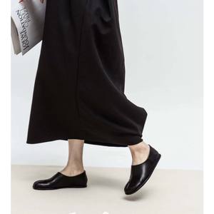 Chaussures plates tendance en cuir véritable pour femmes, à enfiler, design à pédale unique, <span class=keywords><strong>chaussure</strong></span> unique - Product Image 6