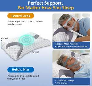 L'oreiller latéral peut ajuster la mousse à mémoire de forme, et le dos et l'abdomen ont des formes ondulées pour réduire la pression de l'<span class=keywords><strong>air</strong></span>. - Product Image 3