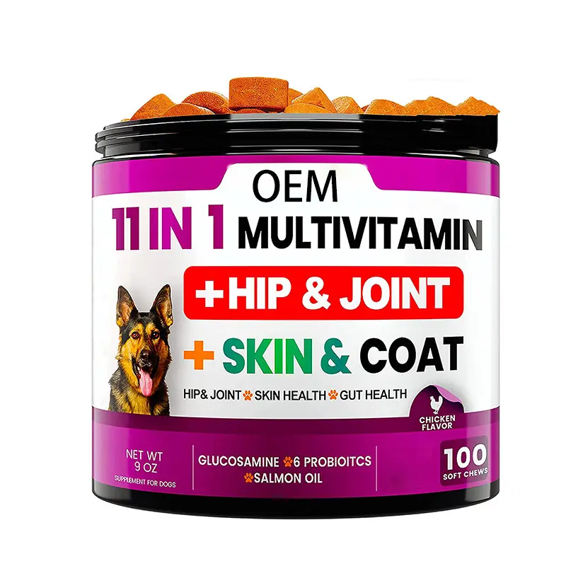 Groothandel Prive Custom Hond Zacht Kauwt Tablet Huisdiervoeding Multivitamine Hond Vitaminen En Supplementen
