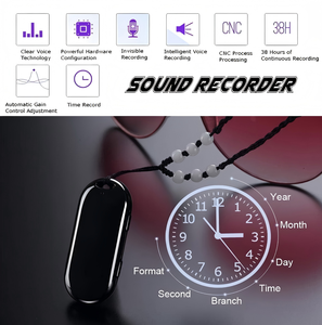 QZT M5 Wearable Pendant Style <b>Digital</b> <b>Voice</b> <b>Recorders</b> <b>Voice</b> Activated Stylish Zinc Alloy <b>Voice</b> <b>Recorder</b> Necklace - Product Image 6