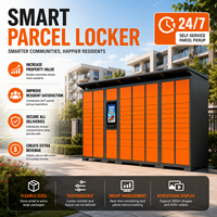 Çevre Dostu Paslanmaz Paket Dolabı Akıllı Yönetim Yazılımı Paket Teslimat Durumu İzleme Erişim Kayıtları