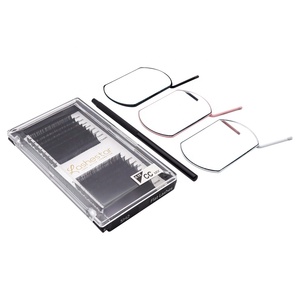 Blanco Rosa venta al por mayor patentado giratorio plegado prueba espejo herramientas de extensión de pestañas espejo de pestañas tren maquillaje pestañas Mirr - Product Image 5