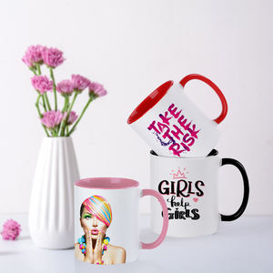 Transferts <span class=keywords><strong>photo</strong></span> personnalisés de qualité supérieure tasses <span class=keywords><strong>à</strong></span> <span class=keywords><strong>café</strong></span> colorées tasses en céramique de sublimation vierges - Product Image 5