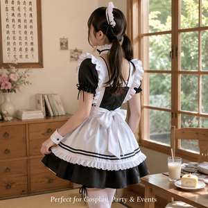 Disfraz de Sirvienta Japonesa Personalizado de Alta Calidad, Vestido Lolita OEM ODM, Traje de <span class=keywords><strong>Cosplay</strong></span> de Marca Privada, Uniforme de <span class=keywords><strong>Anime</strong></span> de Talla Grande - Product Image 5