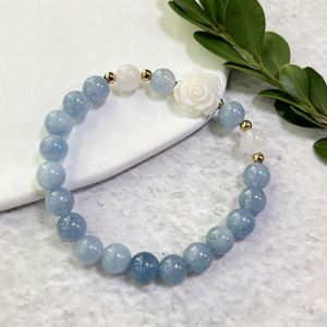 Pulsera de Piedra Natural con Cuentas de Vidrio Coloridas, Nuevos Comenzos, Profesional, Sin Comisión Intermedia, Auditoría de Fábrica, Soporte - Product Image 5