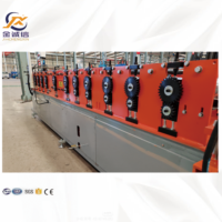 Machine automatique de formage à froid de panneaux de plafond à joint debout en métal, ligne de production de plafonds à clipser avec contrôle PLC