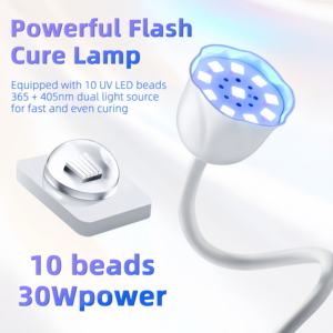 Wholesale <b>Nail</b> Lotus Phototherapy Lamp Portable USB Quick Drying <b>Nail</b> <b>Polish</b> Machine UV Lamps for <b>Nails</b> - Product Image 3