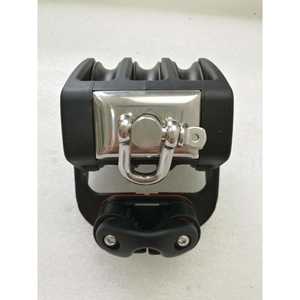 Poulie à roulement à billes Master BP-7212F à trois roues/ rotative/ à serrage par corde, diamètre de roue 72 mm, diamètre de fil 12 mm, pour quincaillerie marine - Product Image 3