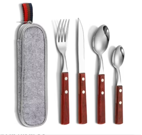 Conjunto rojo de 4 piezas A