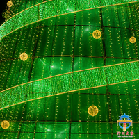 LED-Weihnachtsbaum-Lichterkette für den Außenbereich mit Geschenkbox-Dekorationen für Einkaufszentren, Plätze und Feiertagsveranstaltungen
