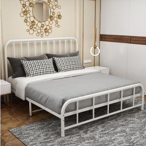 Base de plataforma con listones de tamaño doble estilo Queen King de Elevación individual plegable, marco de cama de Metal grande con almacenamiento - Product Image 6