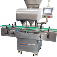 Machine de comptage entièrement automatique à 16 canaux Zhongjie, haute précision, pour flacons de comprimés, 20-80 flacons/minute, facile à utiliser, double commande