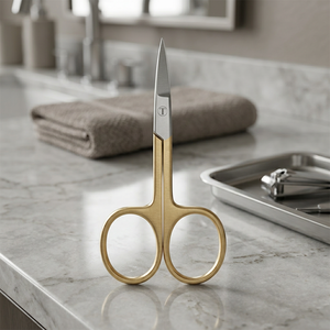 Professional Rose Gold Stainless Steel Right-Handed Manicure <b>Scissors</b> Sharp Blade Tip for Cuticle Nail Trimming Nail Art Salon - Product Image 6