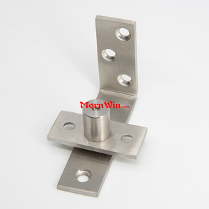 Charnière tournante de porte Charnière pivotante de porte en acier inoxydable cachée cachée vers le bas Porte d'armoire de cuisine moderne - Product Image 2
