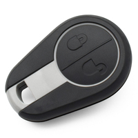 Coque de clé de voiture universelle à 2 boutons pour télécommande de camion lourd, boîtier de clé de véhicule, coque de remplacement, pièces de rechange